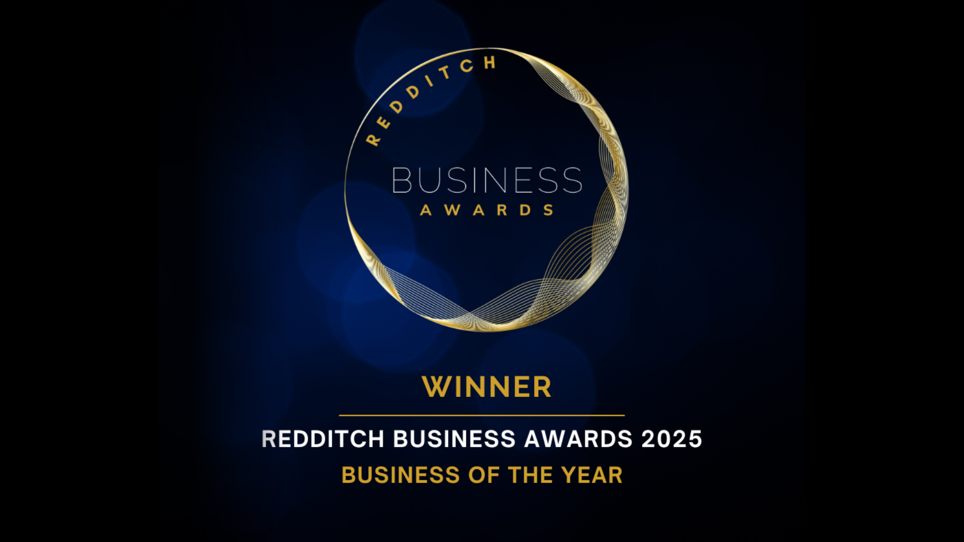 We're Redditch Business Award's Business of the Year 2025!