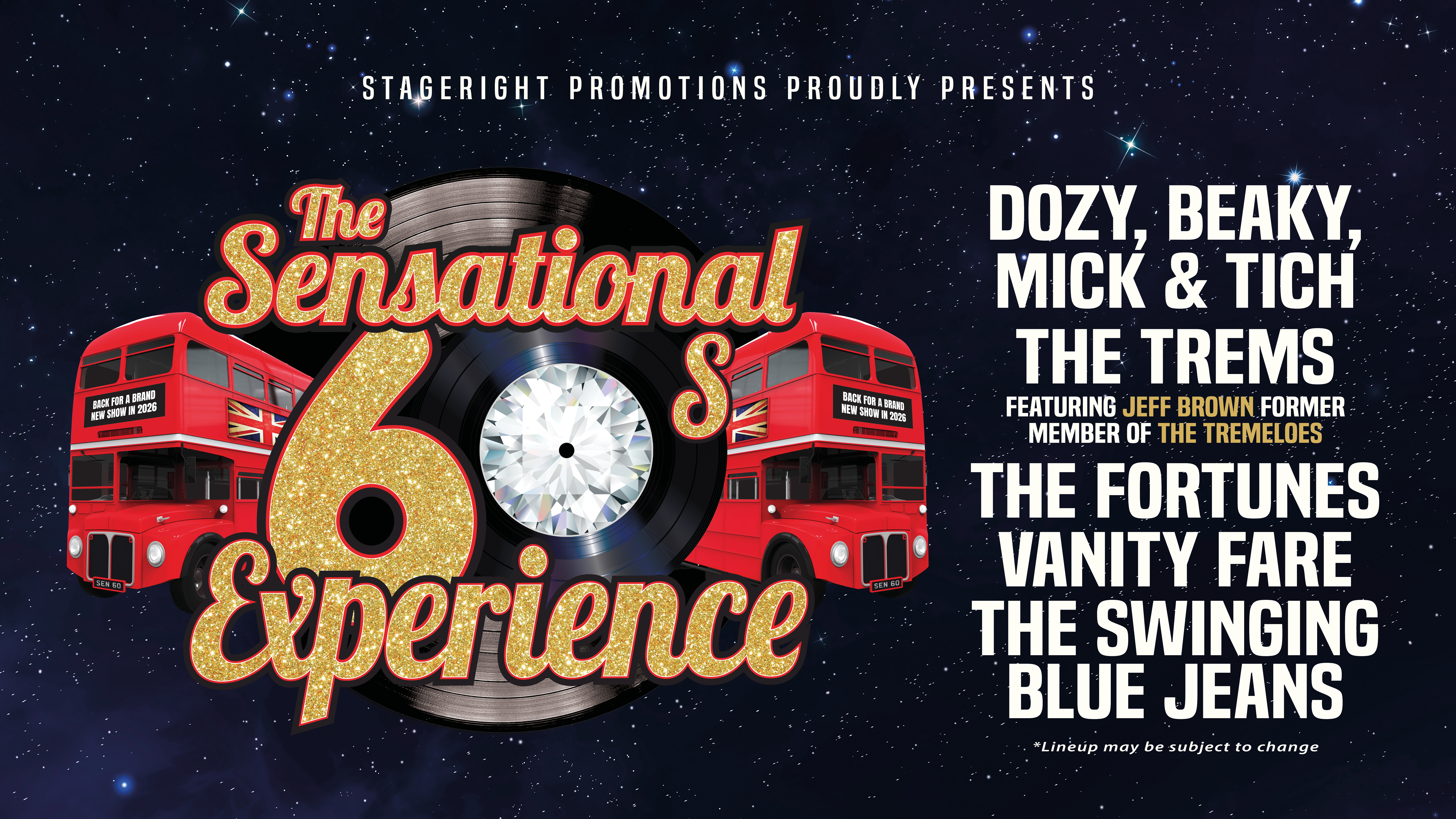 The Sensational 60's Experience 2026